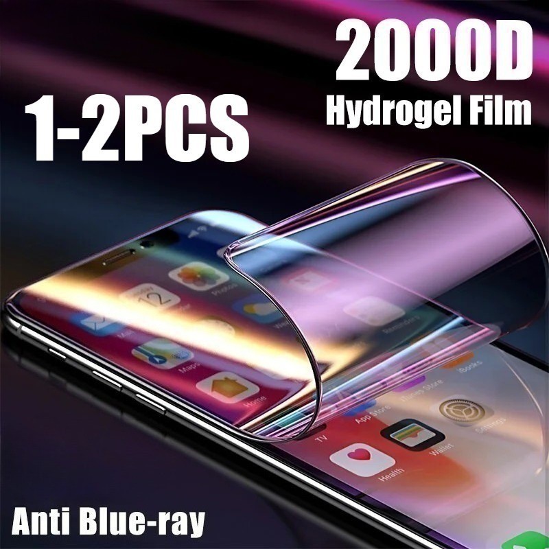 1-2 Chiếc Chống Trầy Xước Bảo Vệ Màn Hình Mờ Cho Tecno Camon 40 50 Premier Pro Ultra Cho Pova Curve Spark 2 Slim Chống Gián Điệp Riêng Tư Chống Ánh Sáng Xanh Hydrogel Phim HD Mềm