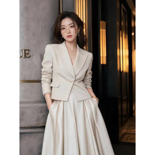 Nữ Phong Cách Mới Nữ Thời Trang Mặc Hai Mảnh Phù Hợp Với Tính Khí Phù Hợp Với Váy Cao Cấp Phong Cách Phương Tây Đi Làm