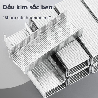 Ghim Bấm Giấy - Bộ 20 Hộp Ghim Bấm Chuyên Dụng, 1000 Đinh Ghim Văn Phòng Cho Máy Dập Ghim