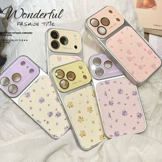 Hoa tươi mùa hè ngay lập tức phóng to cửa sổ cho iPhone 17 Promax ốp điện thoại iPhone 16 gương bảo vệ 15 vụ nổ mới 14