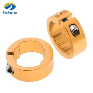 Perfeclan 1 Cặp Khóa Xe Đạp Nhẫn Cố Định Độ Dày 8 / 12 Mm Tay Cầm Thanh Tay Cầm Phần Cuối Hợp Kim Cho Tay Cầm 22,2mm