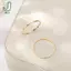 2 Chiếc Cổ Điển Đơn Giản Dainty Smooth Woman Nhẫn Mỏng Chất Lượng Hàng Đầu Trang Sức Dành Cho Nữ Cô Gái Thời Trang Tiệc Cưới Trang Sức Quà Tặng
