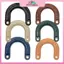 MYPANDA 2 Chiếc Túi Da PU Tay Cầm Túi Xách Handmade Dây Đeo Ví Tay Cầm Túi Ngắn Thắt Lưng Túi DIY Phụ Kiện Thay Thế.