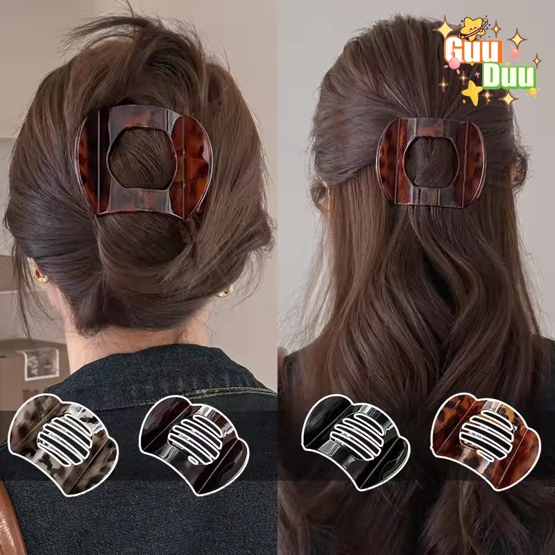 Kẹp tóc updo retro chống trơn trượt - Thanh lịch và vintage cho phụ kiện tóc nữ