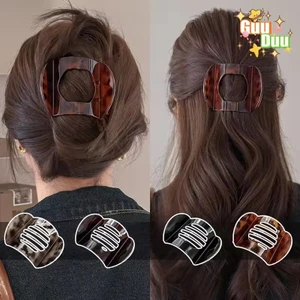 Kẹp tóc updo retro chống trơn trượt - Thanh lịch và vintage cho phụ kiện tóc nữ