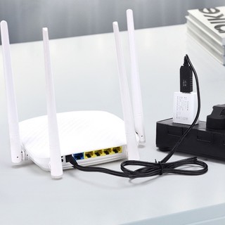 Dây chuyển đổi nguồn DC 5V sang 12V đầu DC3.5mm cho modem Đầu ra DC 12V،Với đèn، Cáp tăng tốc cho WIFI