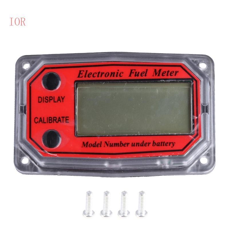 IOR Đồng Hồ Đo Lưu Lượng Hiển Thị chip Điện Tử Kỹ Thuật Số Lưu Lượng Kế Nước Lỏng Đồng Hồ Đo Nhiên Liệu Khí Cho Nhiên Liệu