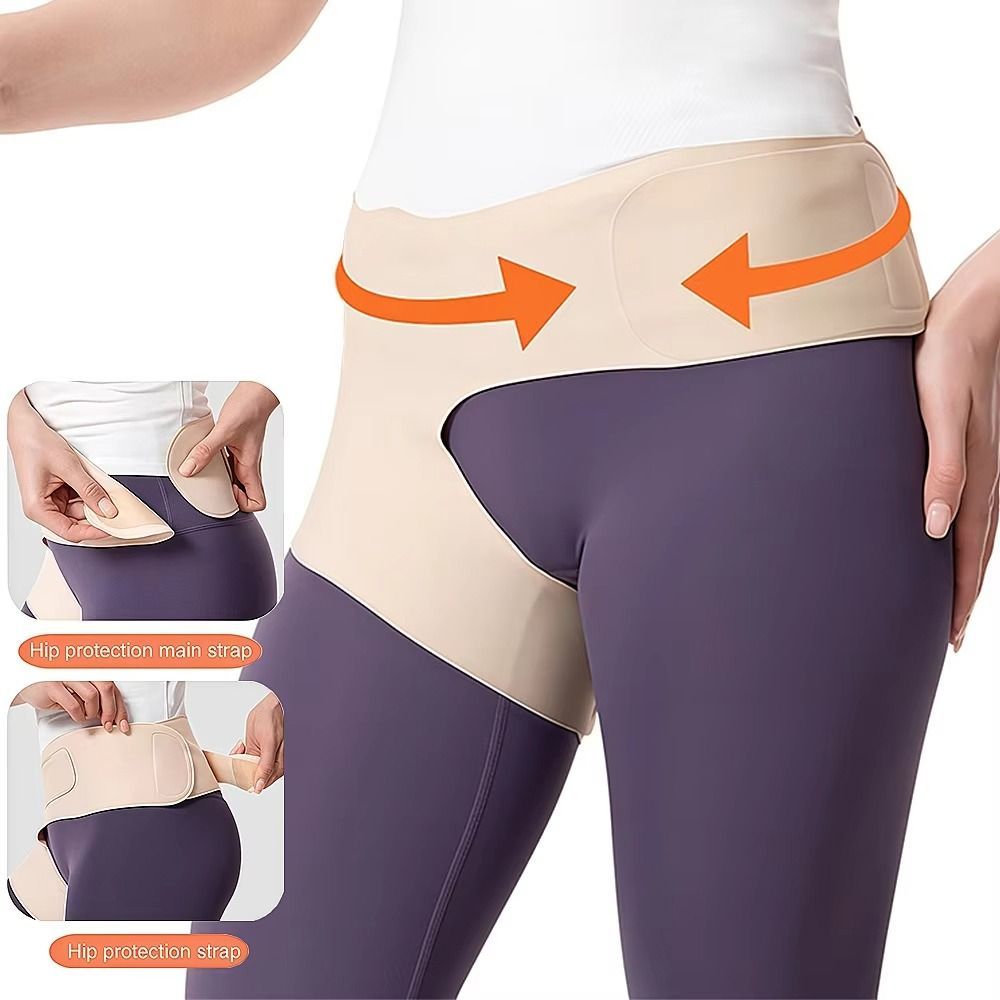 FAVORITEGOODS Nẹp hông, Tay nén đùi siêu mỏng có thể điều chỉnh, Chất lượng cao Elestic Sciatic Nerve Giảm đau chân thoáng khí quấn hông cho nữ và nam giới
