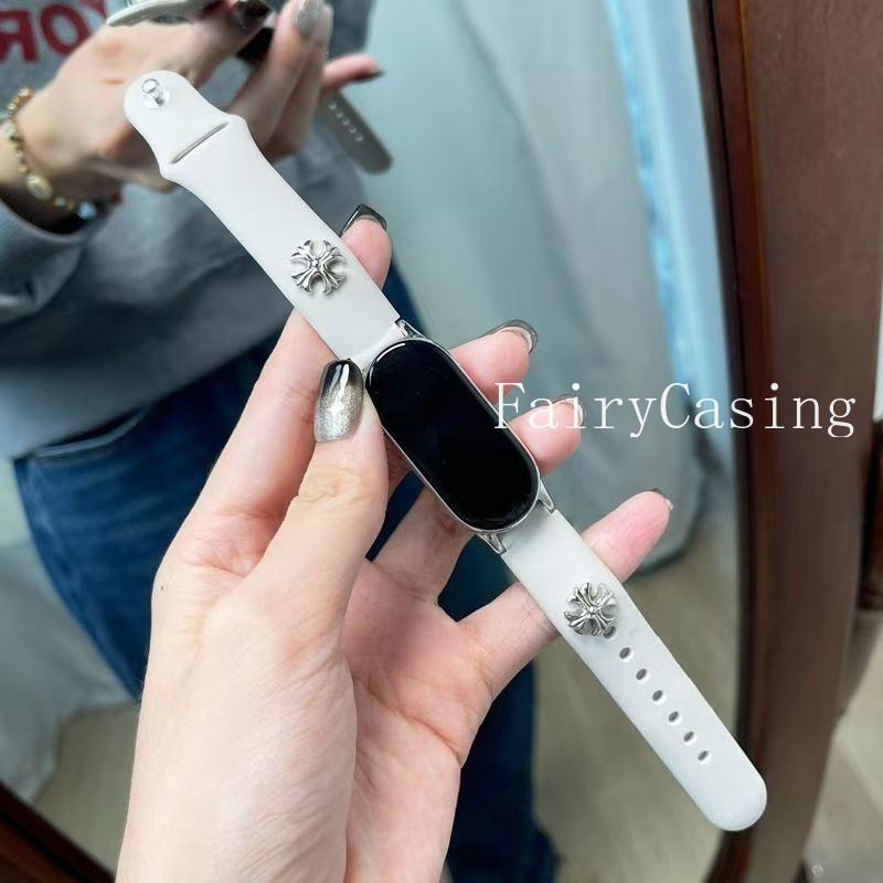 Dây đeo silicon mới cho Xiaomi Mi Band 10 9 8 7 Pro Phụ kiện vòng tay có thể thay thế cho mi Band 9 8 Dây đeo cổ tay hoạt động