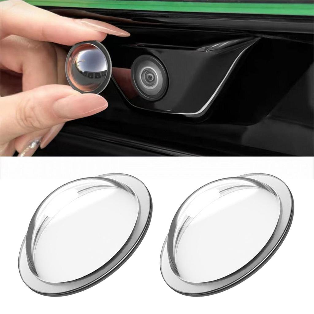 1 Cặp Bảo Vệ Ống Kính Máy Ảnh Ô Tô Trong Suốt Cao Cấp, Camera Cản Trước Chống Nước Chống Bụi Nắp ABredvn