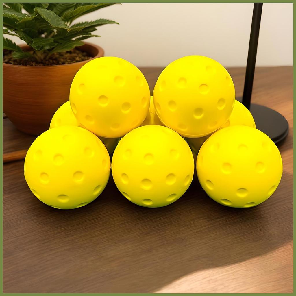 Bóng Pickleball im lặng chất liệu PU, phù hợp tập luyện trong nhà cho người mới bắt đầu