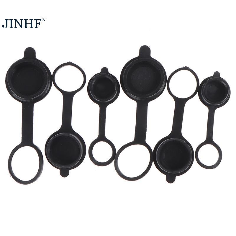 JINHF 10 Chiếc GX12 GX16 GX20 Hàng Không Tròn Cắm Soet Chống Thấm Nước Nắp Chống Bụi Kết Nối HOT
