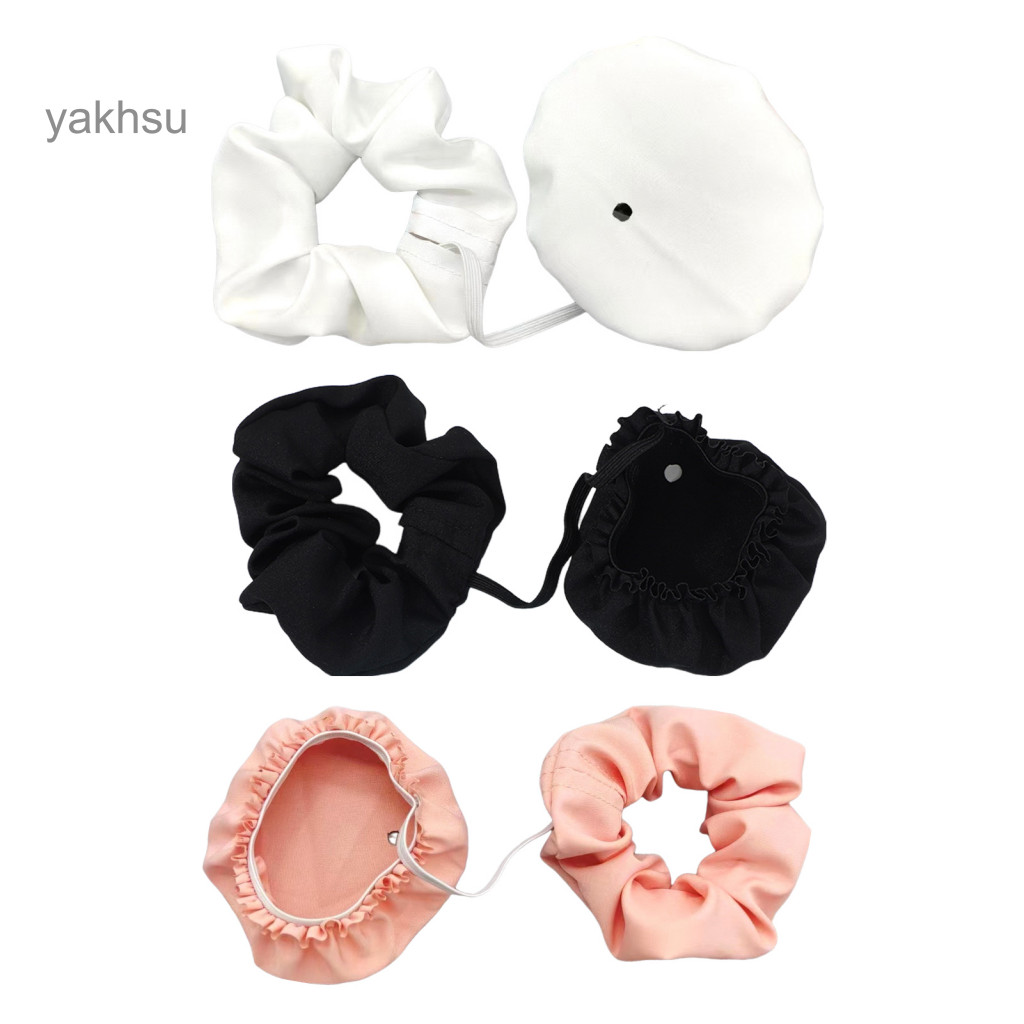 Thai| Vỏ bảo vệ bụi Vỏ đựng đồ uống có thể tái sử dụng Scrunchie – Nắp cốc buộc tóc co giãn để ngăn ngừa gián điệp đồ uống, Bảo vệ đồ uống chống bụi cho phụ nữ, bé gái, trường đại học Stu