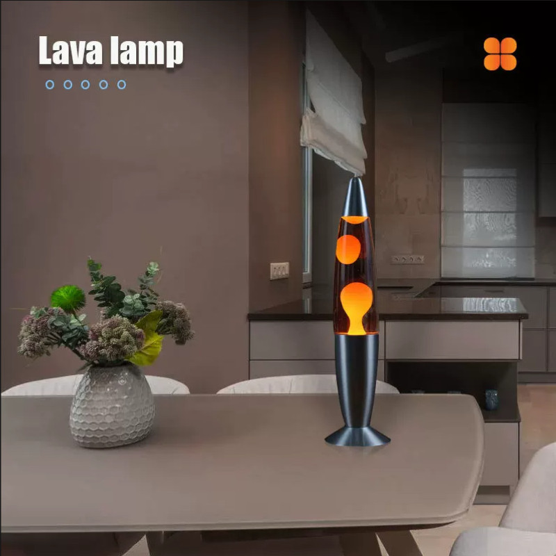 đèn lava lamp đối lưu giọt dầu trang trí cao cấp, chất liệu kim loại ,đèn trang trí phòng ngủ, đèn trang trí góc học tập