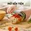 Hộp đựng salad chống rò rỉ phân lớp độc lập miệng rộng di động giữ giòn rau củ dã ngoại ăn sáng