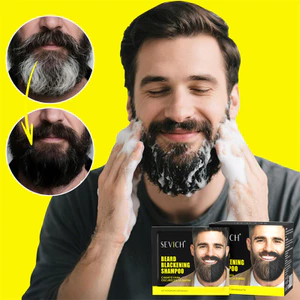 SEVICH Beard Dye Dầu Gội Đen Cho Nam Tự Nhiên Không Kích Ứng Nhuộm Râu Chăm Sóc 1 CÁI