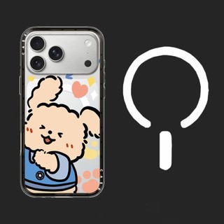 Phong Cách Mới Cặp Đôi Dòng Chó Acrylic Ốp Lưng Điện Thoại iPhone 17 Pro Max 17 Air 16 Plus 15 14 13 12 Vỏ Bảo Vệ Chống Sốc