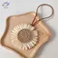 HFTOY Boho Dệt Hướng Dương Tên Stier Mặt Dây Chuyền Handmade Hoa Tên Thẻ Charm Túi Trang Trí Chống Mất Dấu Tên Móc Khóa Quyến Rũ ~