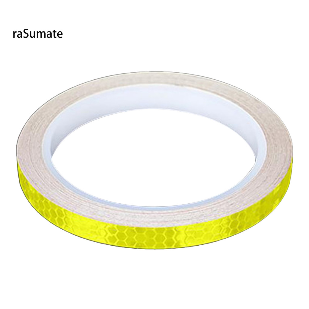 < rasumate > Miếng Dán Xe Hơi 8m Băng Trang Trí Phản Quang Xe Đạp Xe Máy Vành Bánh Xe Dải DIY Cung Cấp