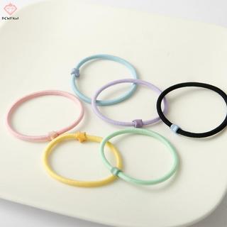 [Dây buộc tóc co giãn ngôi sao trái tim nhiều màu sắc - Scrunchie Hàn Quốc] Giá đỡ tóc tiện lợi dành cho nữ và thiếu nữ