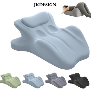 Gối đôi JKDESIGN, Gối ôm thư giãn đa chức năng có thể điều chỉnh, chống trượt có nắp đậy có thể tháo rời Đệm mông hỗ trợ cho cặp đôi để nghỉ ngơi, Massage, đọc sách