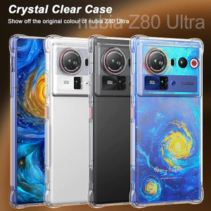 Dành Cho ZTE nubia Z80 Siêu Mềm Chống Sốc Pha Lê Gel Trong Suốt TPU Chống Sốc