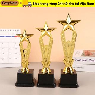 Cúp vàng nhựa COZYNEST, quà lưu niệm thủ công, cúp giải thưởng trường học, cuộc thi hát múa, người chiến thắng, đồ chơi mẫu giáo, quà tặng trẻ em