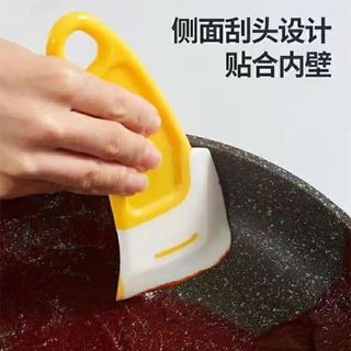 Nhà Bếp Silicon Thìa Dầu Vết Bẩn Làm Sạch Thìa Nồi Món Ăn Vết Bẩn Vệ Sinh Trợ Giúp Thìa Nhỏ CJFN