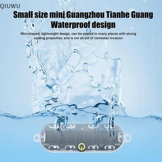QIUWU Năng Lượng Mặt Trời Mortorcycle LED Đèn Cảnh Báo Ô Tô Đi Đêm Đuôi Đèn Chống Rây Nhấp Nháy Cho Xe Máy Điện.