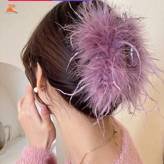 Kẹp Tóc Lông Vũ Cá Mập Sang Trọng Dành Cho Phụ Kiện Tóc Phía Sau
