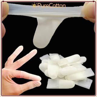 PURECOTTON0 100 CÁI Vỏ ngón tay dùng một lần, Dụng cụ nghệ thuật làm móng tay mờ trong suốt Chống tĩnh điện Ngón tay, Bảo vệ thoải mái Găng tay bảo vệ đầu ngón tay chống trượt Găng tay bảo vệ nơi làm việc