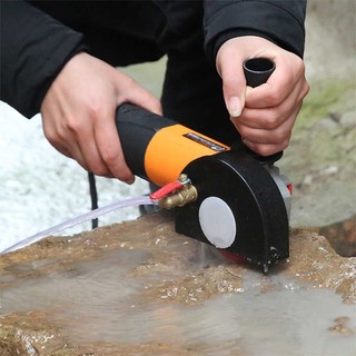 Bộ bảo vệ và tiếp nước cho máy mài góc kèm máy bơm - Thiết bị cắt/mài không bụi hiệu quả.