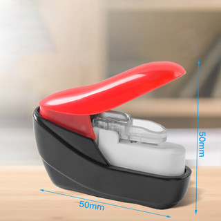 Máy bấm kim bấm kim Mini Thiết bị đóng sách nhỏ gọn và nhẹ cho văn phòng tại nhà An toàn cho trẻ em