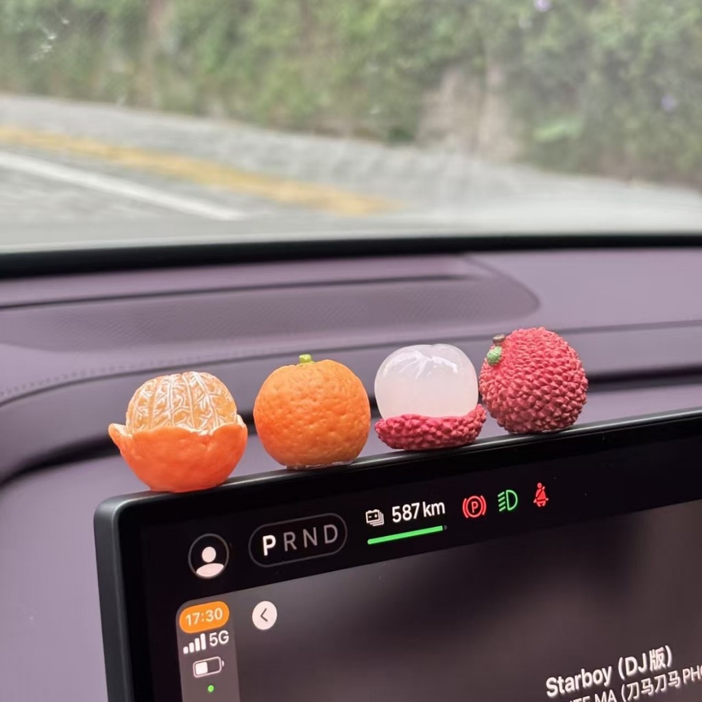 Hình Ngôi Sao Cam Nhỏ Màu Cam Đồ Trang Trí Ô Tô Series Sáng Tạo In-Taiwan Trưng Bày Đồ Trang Trí 26.1.14