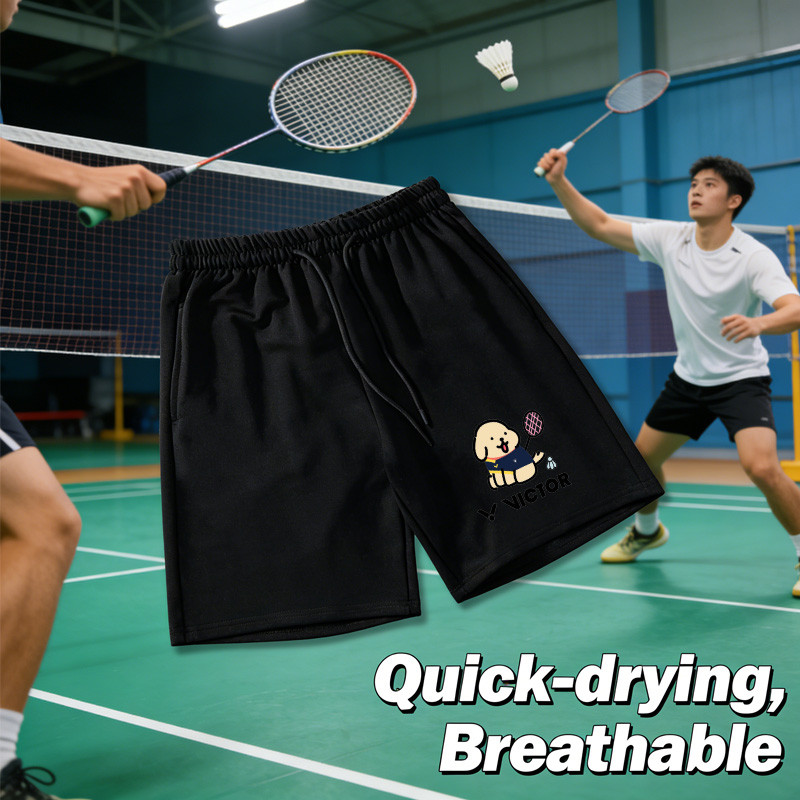 Quầnshort Victor dành cho mùa hè, thích hợp cho cả nam và nữ, dùng cho các hoạt động như chạy bộ và bóng rổ.