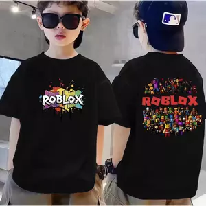 Robot Họa Tiết, 3-14 Tuổi, ngắn Tay, Tròn Cổ, Bé Trai Áo Thun, 90-150cm, 100% Cotton