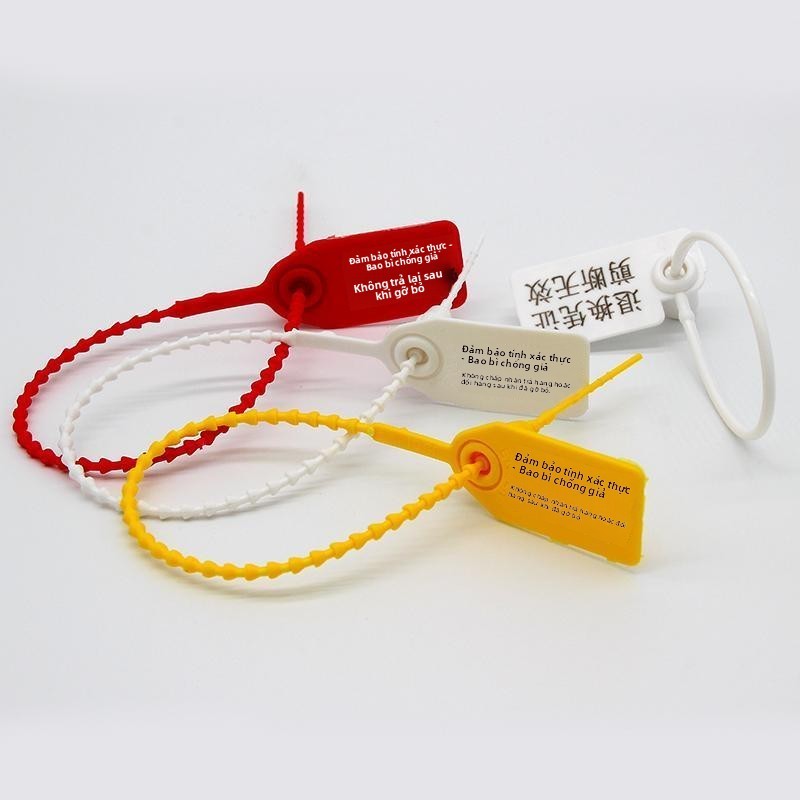 🔥Con dấu nhựa dùng một lần khóa chống điều chỉnh túi chống hàng giả dây buộc quần áo nhãn Thẻ Thẻ Chống Trộm Chống Trộm Chống thay đổi khóa chống trộm UQPN