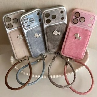 Ốp điện thoại hình ngựa flash kim cương ba chiều mạ vàng cao cấp phù hợp cho iPhone17 Pro Max 16 15 14 Pro Max chống sốc bảo vệ camera chống rơi mặt sau cứng