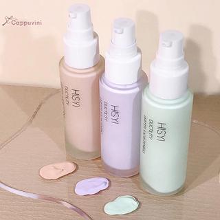 Kem lót trang điểm cách ly Kem dưỡng ẩm Sửa đổi tự nhiên ngay cả tông màu da Kem che khuyết điểm lâu trôi Làm mới và tài liệu