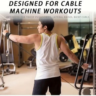 1 Vòng Đeo Tay Cho Máy Cáp, Đệm Neoprene Có Thể Điều Chỉnh, Một Kích Thước Phù Hợp Với Tất Cả, Dây Đeo Cổ Tay Thể Dục Cho Nam Nữ