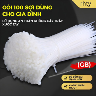 Dây rút nhựa 25cm bó 200 chiếc – Dây thít nhựa size lớn, bao 1kg kinh tế, ứng dụng đa ngành, giao hàng nhanh