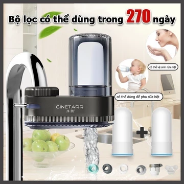 [HÃNG CHÍNH HÃNG] lọc nước tại vòi Bộ lọc nước tự động tại vòi,Lọc đến 99% cặn bẩn lọc nước sinh hoạt trên bồn rửa