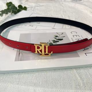 Thắt lưng nữ da mịn khóa RLL 2.5cm rộng, style cổ điển độc đáo