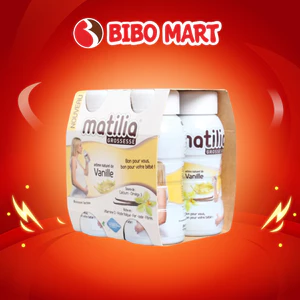 Sữa bầu Matilia Vị Vani Socola Dâu Tây Bánh Quy Sữa Bầu Pha Sẵn Lốc 4 Hộp 200ml - Bibo Mart