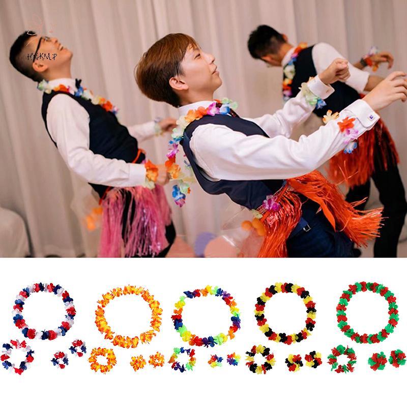 Vòng Hoa Nhân Tạo Hawaii Leis - Bộ 4 Chiếc, Phù Hợp Cho Tiệc Cưới Và Sinh Nhật Tại Bãi Biển Nhiệt Đới