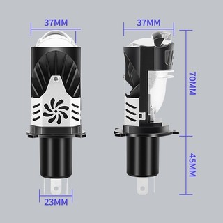 Bóng pha Led ô tô, xe máy V50 CẢI TIỄN V22 ULTRA Siêu sáng, chân H4 Công suất 65W 1pcs AIMVUKES