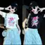 thun cổ tròn cotton phổ biến ngắn tay Áo Gái hình hoạt hình mùa hè K-Pop