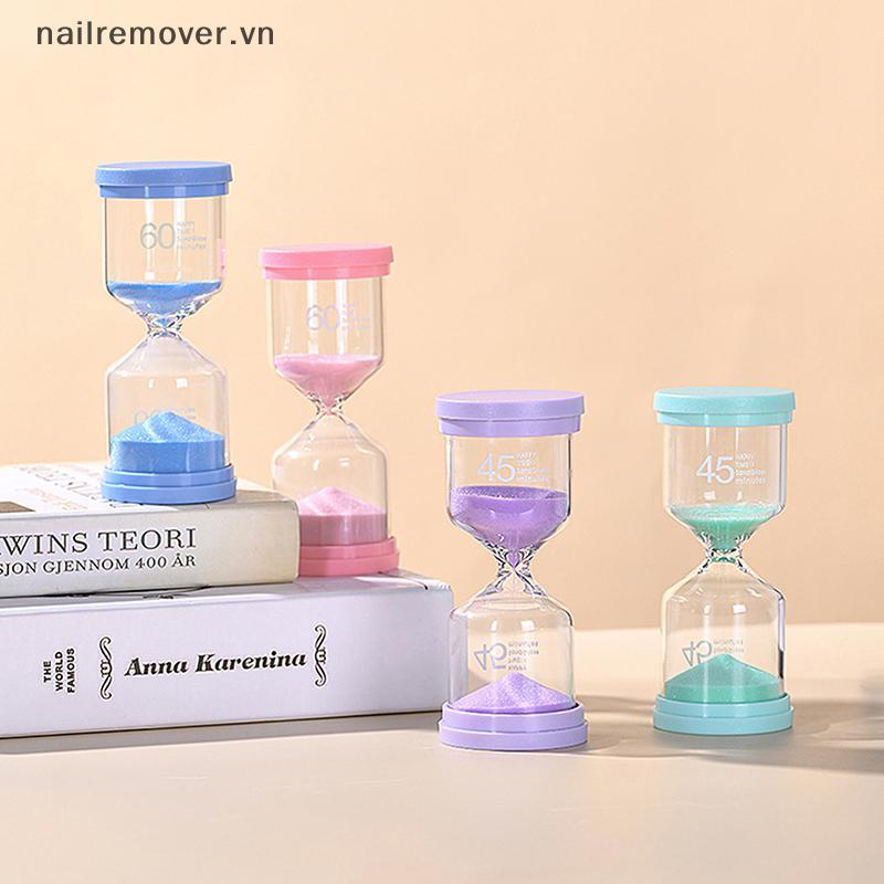 [NR] 1PC 3 / 5 / 10 / 15 / 30 Phút Cát Nhiều Màu Sắc Trẻ Em Quà Tặng Đồ Chơi Hẹn Giờ Cát Kính Trang Trí Nhà Cửa Cát Clo MỚI