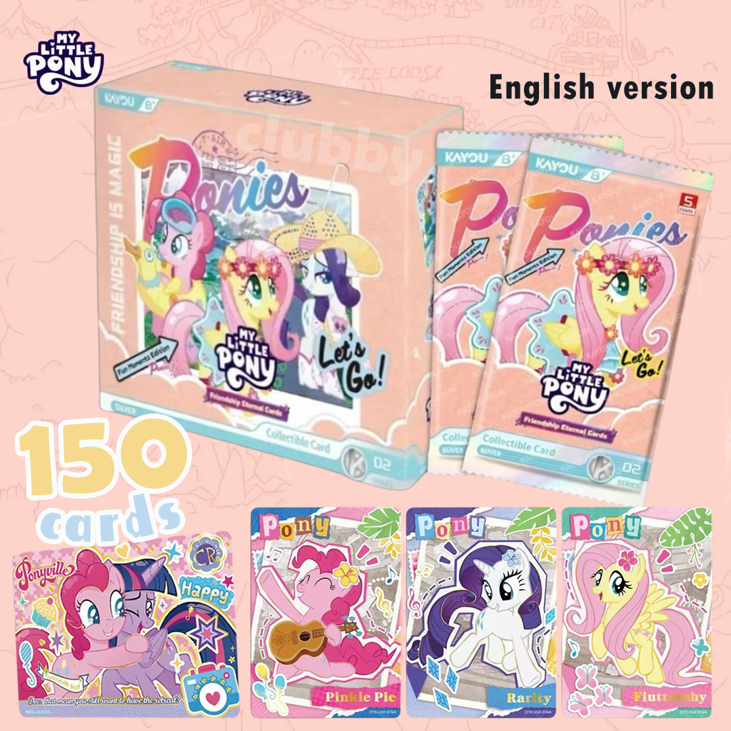 150 Thẻ bài My Little Pony KAYOU Fun Shadows 5 Tiếng Anh Ver hiếm card ...