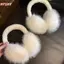 HFSHY Thời Trang Mềm Mại Lông Thú Giả Ấm Tai Mùa Đông Bịt Tai Cho Nữ Màu Trơn Earflap Ngoài Trời Bảo Vệ Lạnh Bịt Tai VN